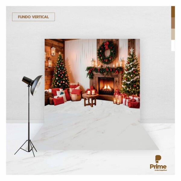 Fundo Fotográfico Natal Tecido 2,20m x 1,50m F1332 - Image 2