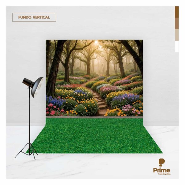 Fundo Fotográfico Floresta Tecido 2,20m x 1,50m F1345 - Image 2