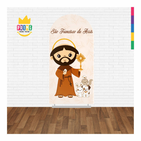 Painel De Festa Romano Decorativo São Francisco - Image 2