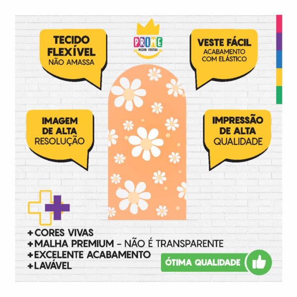 Painel De Festa Romano Decorativo Margarida (cópia) - Image 3