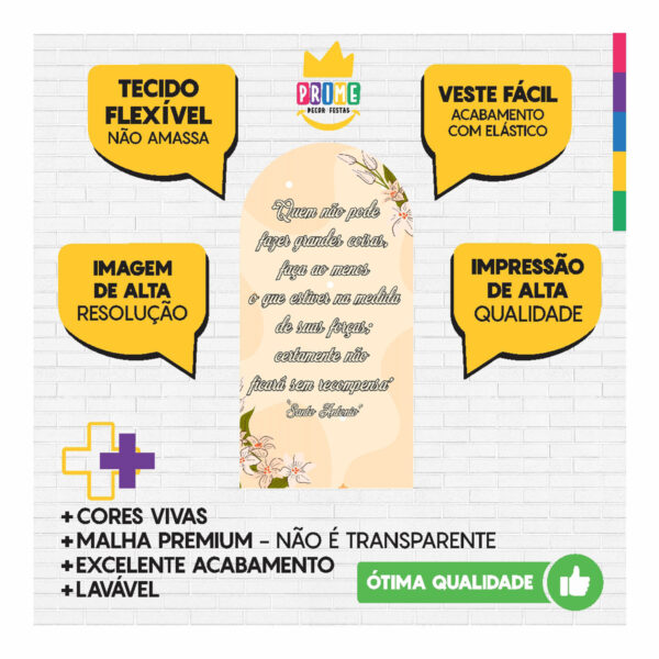 Painel De Festa Romano Decorativo Santo Antônio - Image 3