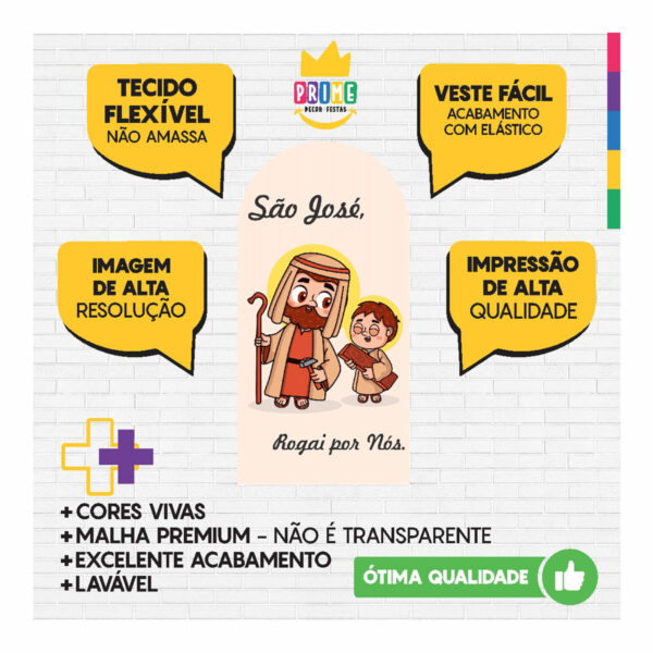 Painel De Festa Romano Decorativo São José - Image 3