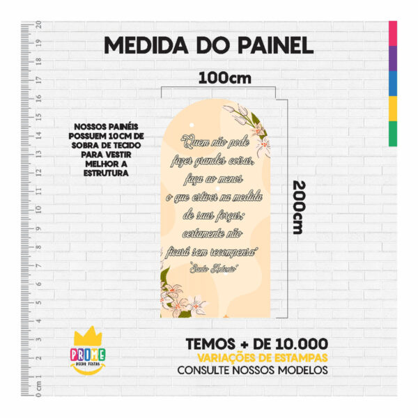 Painel De Festa Romano Decorativo Santo Antônio - Image 4
