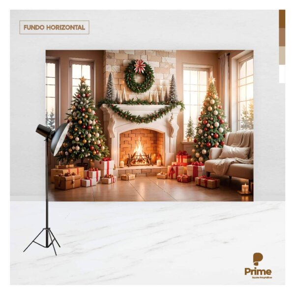 Fundo Fotográfico Natal Tecido 2,20m x 1,50m F1337 - Image 4