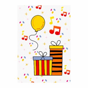 Painel de Festa Retangular Feliz Aniversário Casadinho 3D 1,50m x 2,20