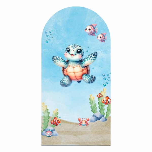 Painel De Festa Romano Decorativo Fundo do Mar