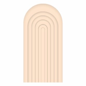 Painel De Festa Romano Decorativo Ripado Salmon