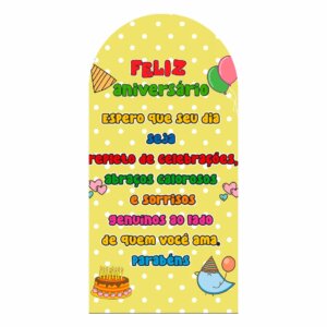 Painel De Festa Romano Decorativo Feliz Aniversário