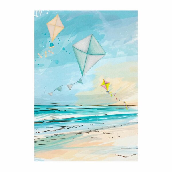 Painel de Festa Retangular Pipa Casadinho 3D 1,50m x 2,20