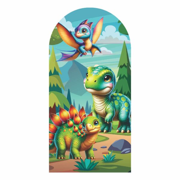 Painel De Festa Romano Decorativo Dinossauro