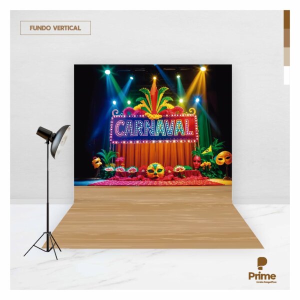 Fundo Fotográfico Carnaval Tecido 2,20m x 1,50m F1389 - Image 2