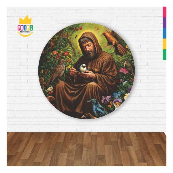 Painel Redondo 3D São Francisco Abre Fácil 1,50m X 1,50m - Image 2