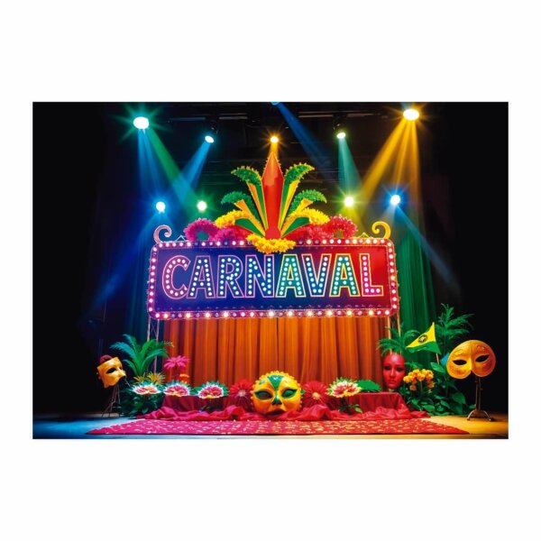 Fundo Fotográfico Carnaval Tecido 2,20m x 1,50m F1389 - Image 3