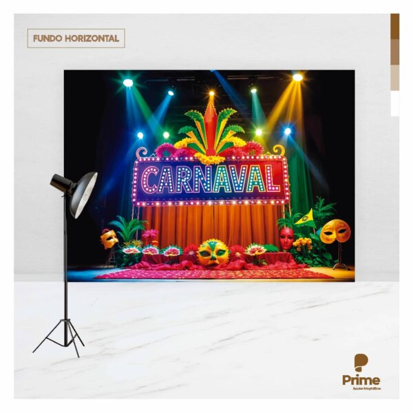 Fundo Fotográfico Carnaval Tecido 2,20m x 1,50m F1389 - Image 4