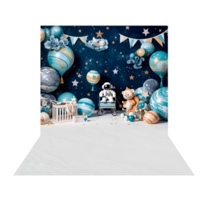 Fundo Fotográfico Astronauta Tecido 2,20m x 1,50m F1416