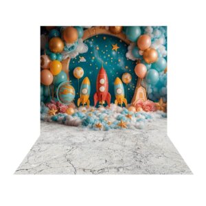 Fundo Fotográfico Astronauta Tecido 2,20m x 1,50m F1428