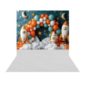 Fundo Fotográfico Astronauta Tecido 2,20m x 1,50m F1427