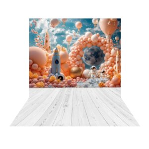 Fundo Fotográfico Astronauta Tecido 2,20m x 1,50m F1432