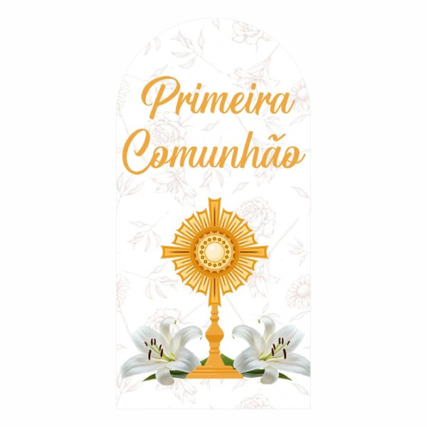 Painel De Festa Romano Decorativo Primeira Eucaristia