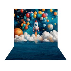 Fundo Fotográfico Astronauta Tecido 2,20m x 1,50m F1419