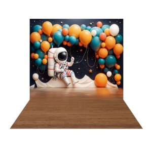 Fundo Fotográfico Astronauta Tecido 2,20m x 1,50m F1415