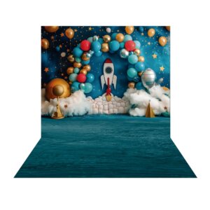 Fundo Fotográfico Astronauta Tecido 2,20m x 1,50m F1418