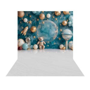 Fundo Fotográfico Astronauta Tecido 2,20m x 1,50m F1424