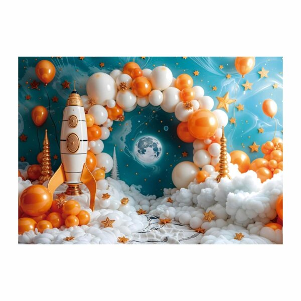 Fundo Fotográfico Astronauta Tecido 2,20m x 1,50m F1429 - Image 3