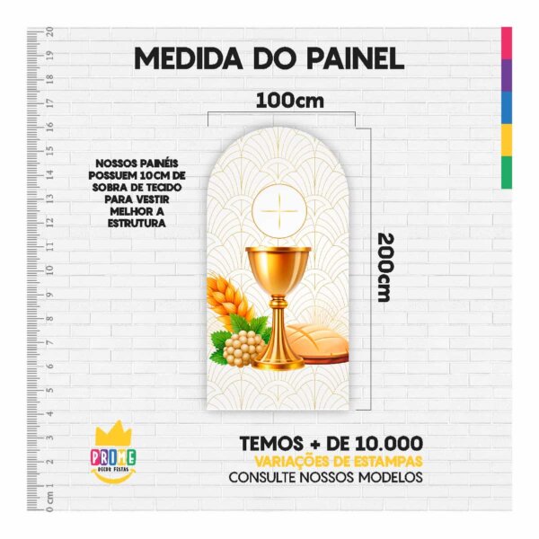 Painel De Festa Romano Decorativo Primeira Eucaristia - Image 4