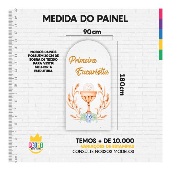 Painel De Festa Romano Decorativo Primeira Eucatistia - Image 4