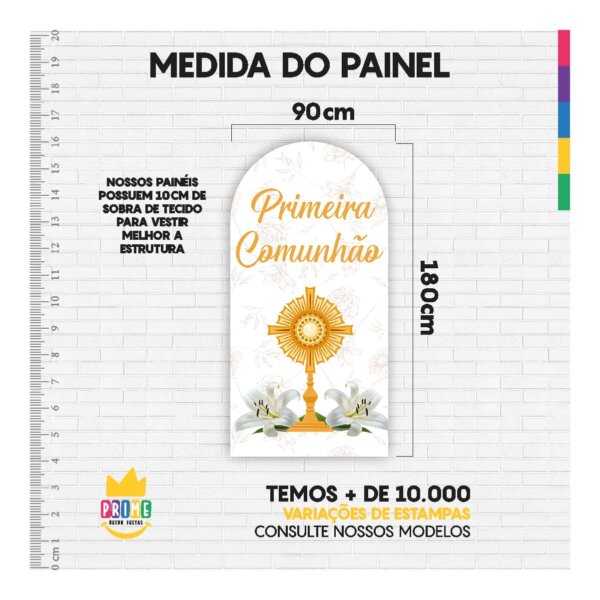 Painel De Festa Romano Decorativo Primeira Eucaristia - Image 5