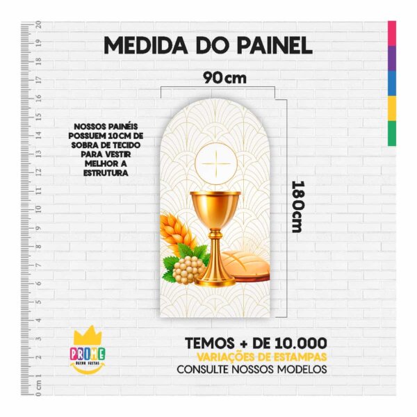 Painel De Festa Romano Decorativo Primeira Eucaristia - Image 5
