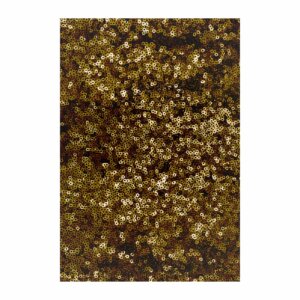 Painel de Festa Retangular Lantejoula Dourado Casadinho 3D 1,50m x 2,20