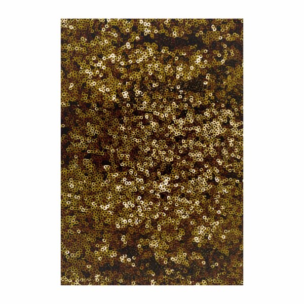 Painel de Festa Retangular Lantejoula Dourado Casadinho 3D 1,50m x 2,20