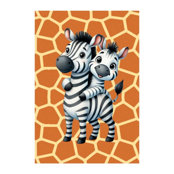 Painel de Festa Retangular Safari Casadinho 3D 1,50m x 2,20