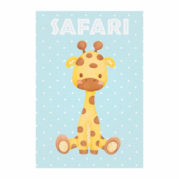Painel de Festa Retangular Safari Casadinho 3D 1,50m x 2,20