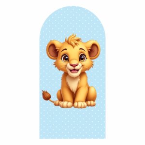 Painel De Festa Romano Decorativo Safari Cute