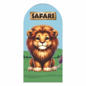 Painel De Festa Romano Decorativo Safari Cute