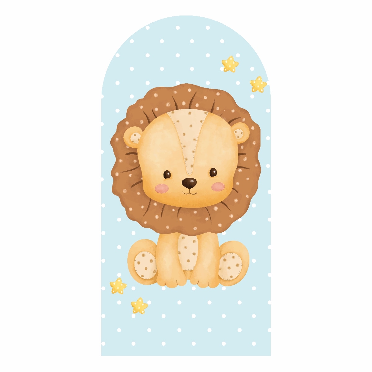 Painel De Festa Romano Decorativo Safari Cute