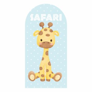 Painel De Festa Romano Decorativo Safari Cute