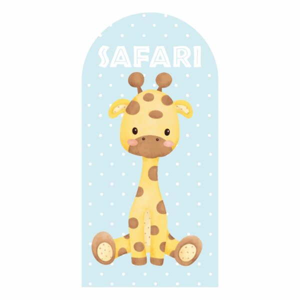 Painel De Festa Romano Decorativo Safari Cute
