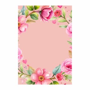 Painel de Festa Retangular Dia das Mulheres Casadinho 3D 1,50m x 2,20