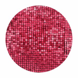 Painel Redondo 3D Shimmer Wall Tecido Sublimado 1,50m x 1,50m