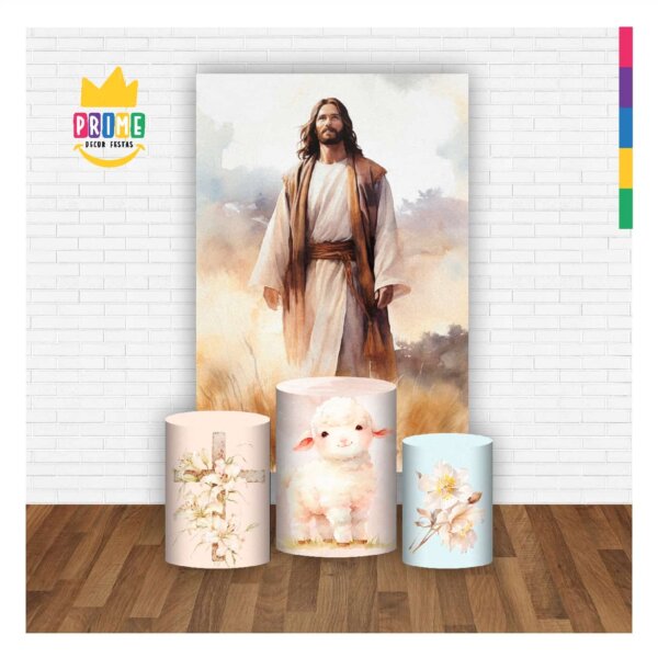 Kit Casado Páscoa 3d Trio Capa Cilindro + Retangular Tecido - Image 2