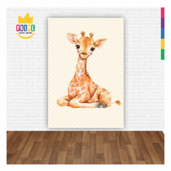 Painel de Festa Retangular Safari Casadinho 3D 1,50m x 2,20 - Image 2