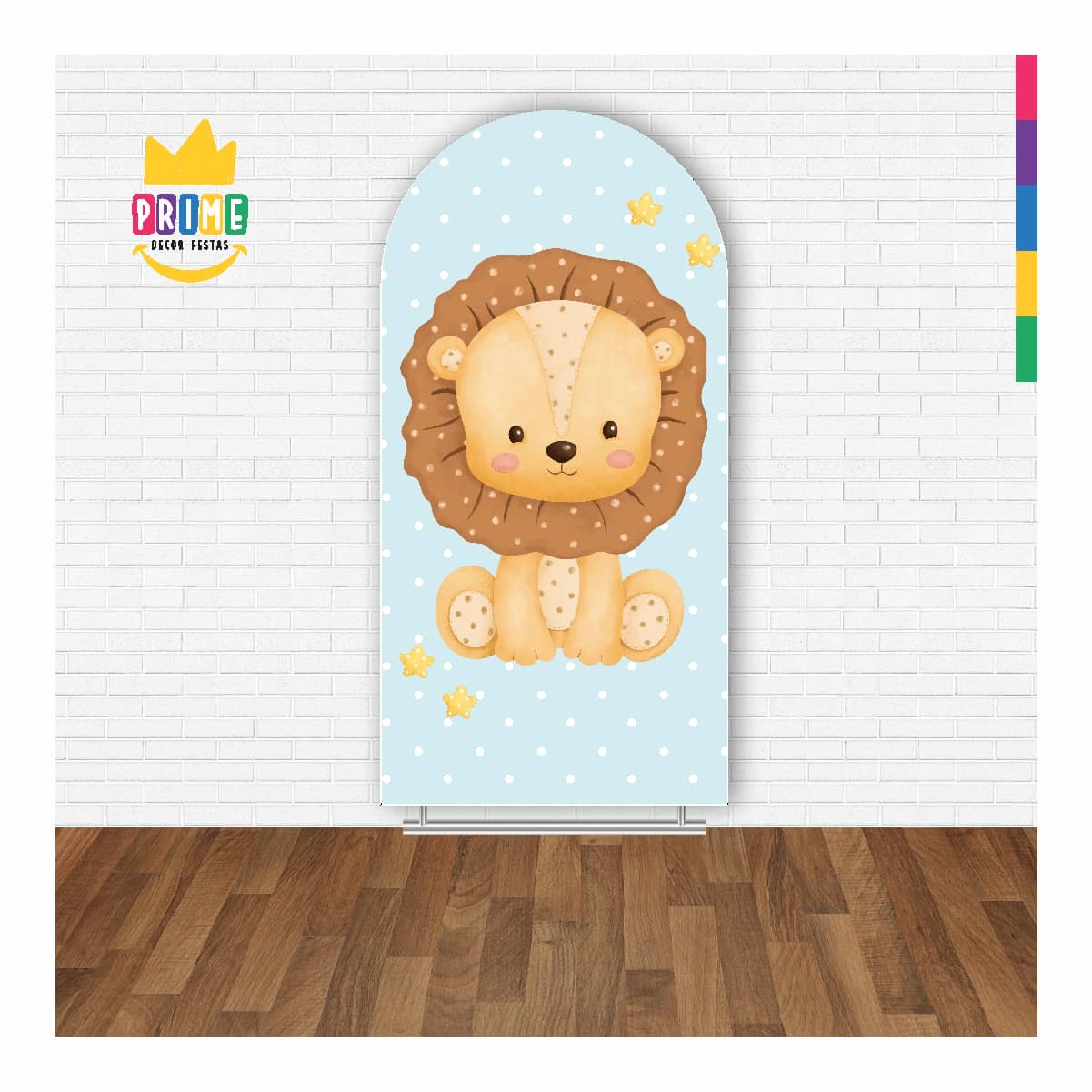 Painel De Festa Romano Decorativo Safari Cute - Imagem 2
