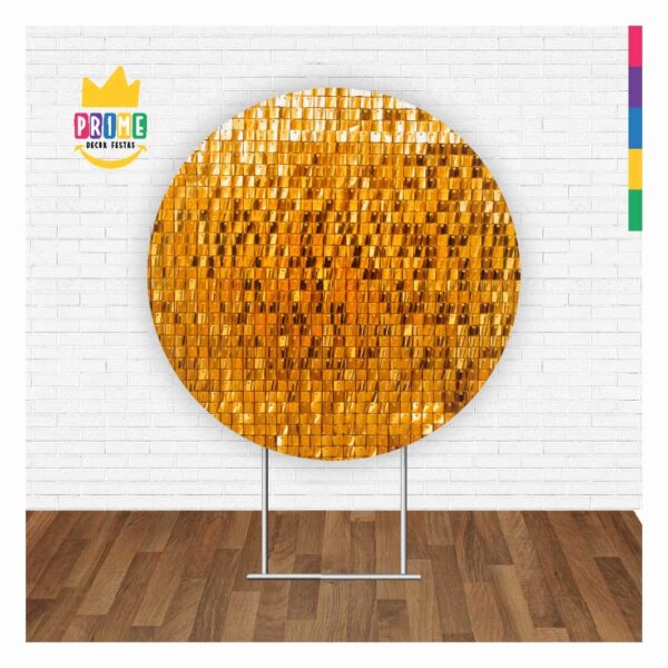 Painel Redondo 3D Shimmer Wall Tecido Sublimado 1,50m x 1,50m - Image 2