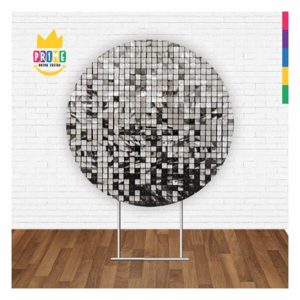 Painel Redondo 3D Shimmer Wall Tecido Sublimado 1,50m x 1,50m - Image 2