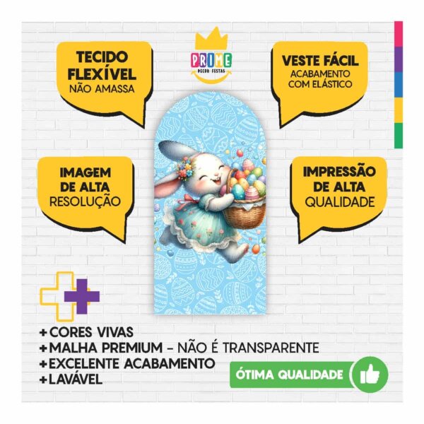Painel De Festa Romano Decorativo Páscoa - Image 3