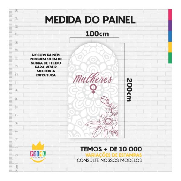 Painel De Festa Romano Decorativo Dia das Mulheres - Image 4
